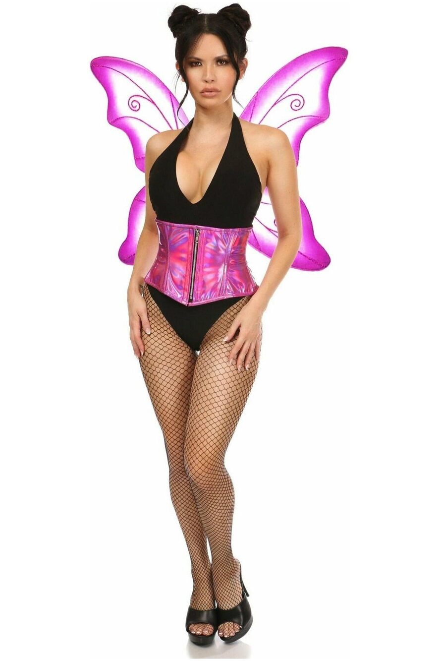 5723 Top Drawer 2 PC Fuchsia Pixie Fairy Corset Costume 3X